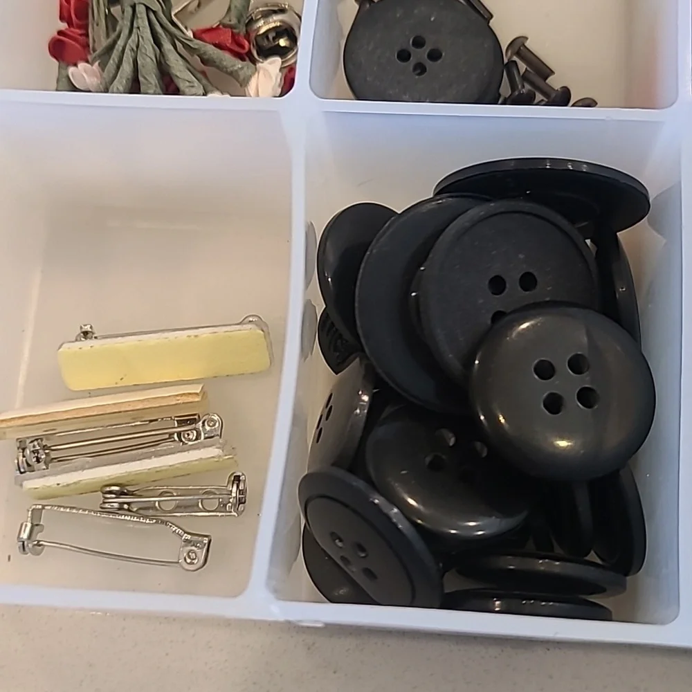 Craft box and random craft beads included